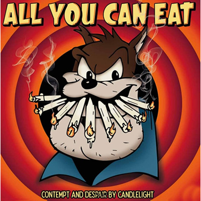 All You Can Eat - Contempt and Despair By Candlelight LP