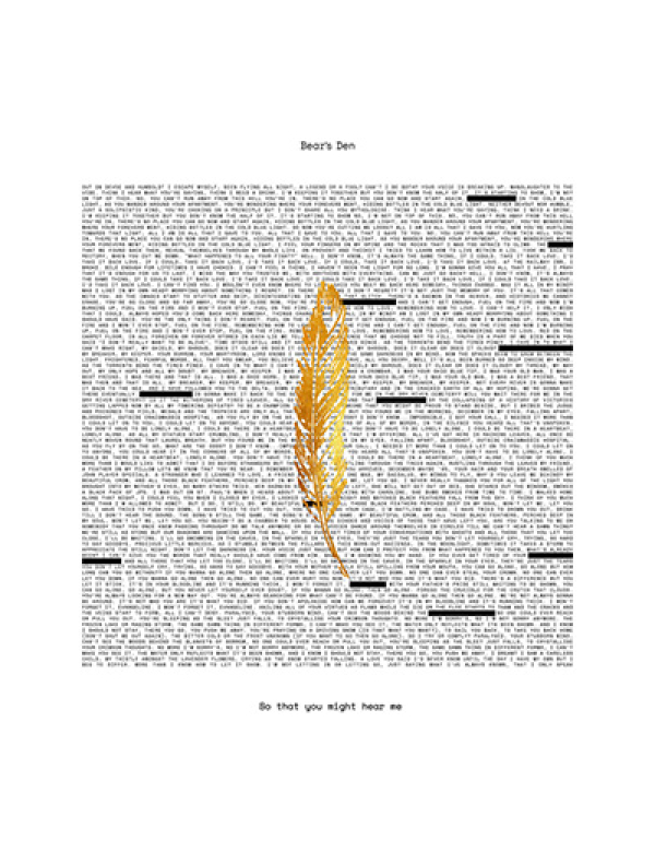Bear's Den - So That You Might Hear Me LP