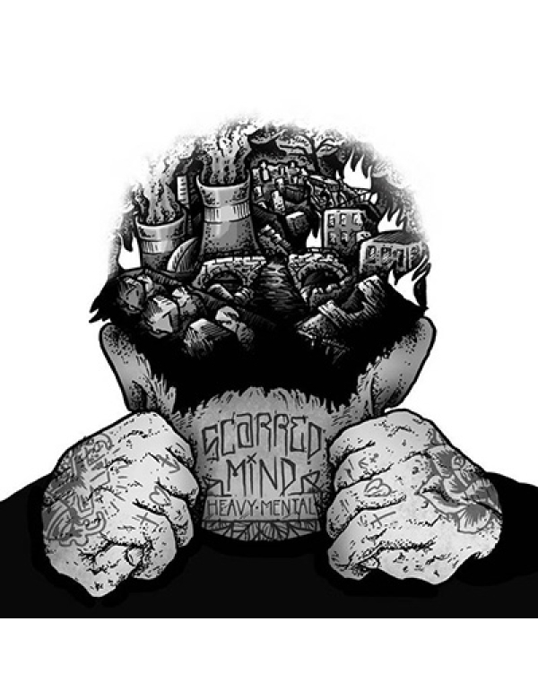 Scarred Mind - Heavy Mental 7"
